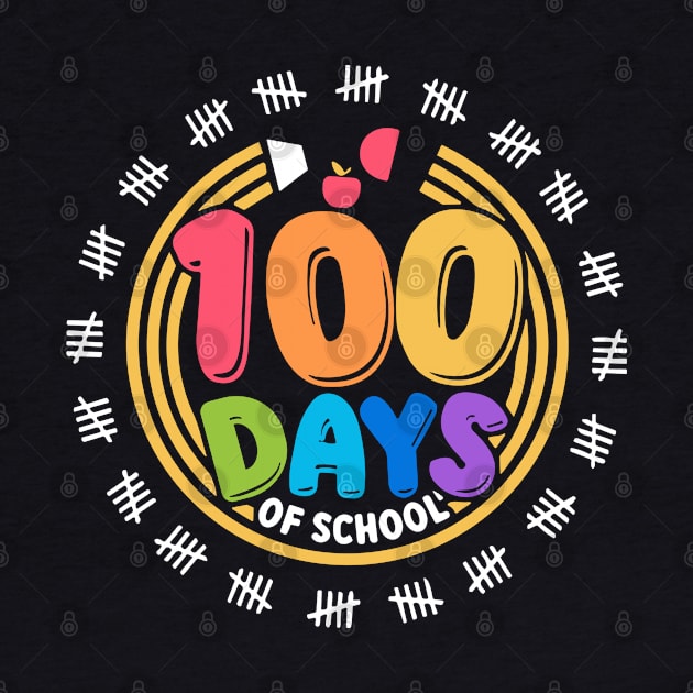 100 Days of School Happy 100 Days of School by anonshirt